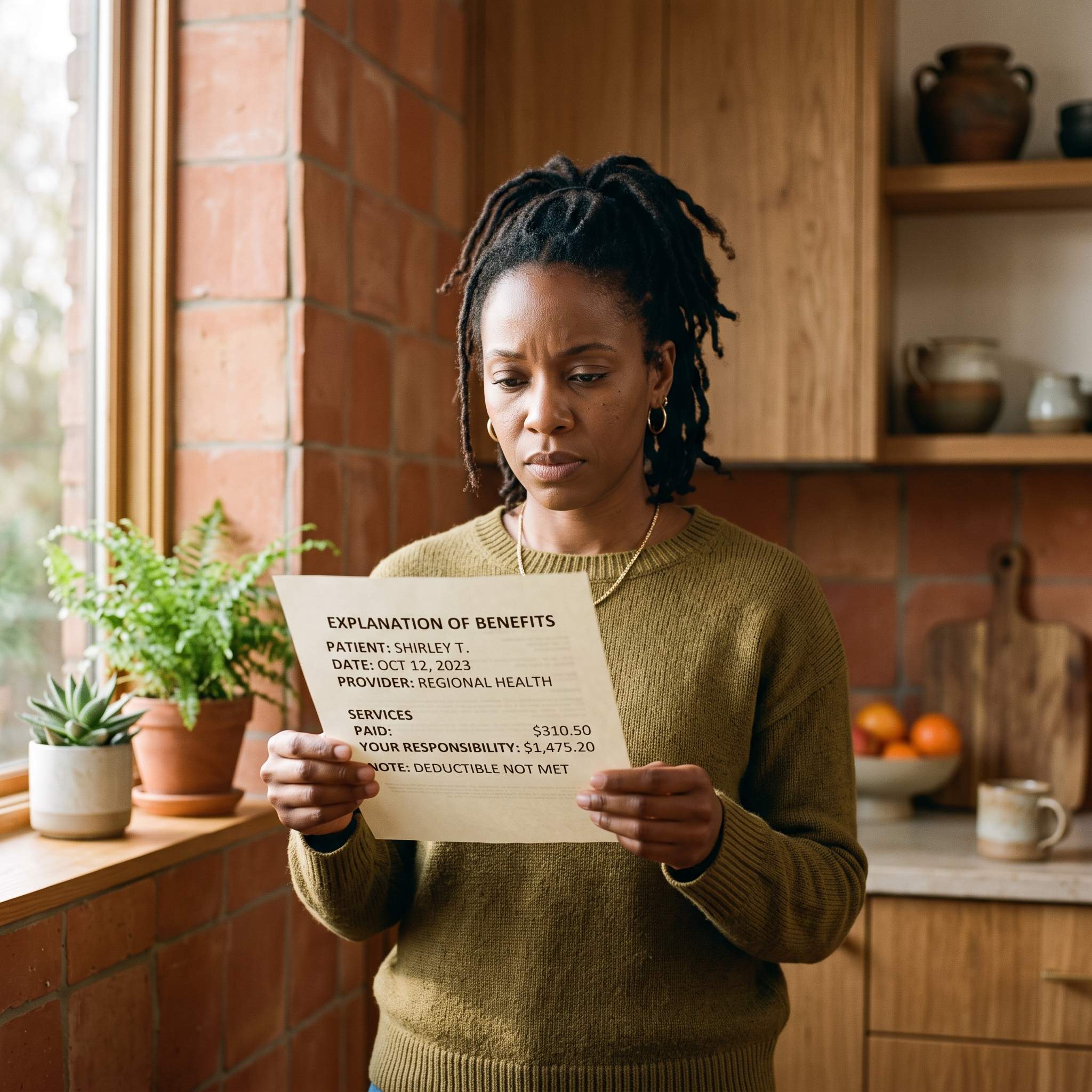 Checking the explanation of benefits first tells you exactly what the insurer says you owe, before you respond to the collector.